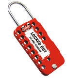 Stainless steel Heavy Duty Hasp - 13 hole Manufactured from marine grade 316 stainless steel, the lockout has a 5.7mm hasp shank