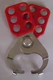 SafeTE Vinyl Coated Hasp with Double Locking- Small - 25mm