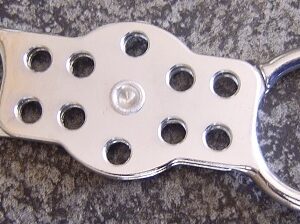 SafeTE Aluminium Hasp - 2 Way 10 Hole 25 & 38 mm Jaws