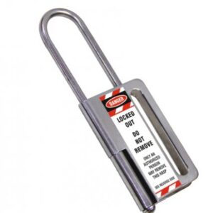 SafeTE Heavy Duty Stainless Steel Hasp - 1 INCH X 3 INCH - 6 Locks