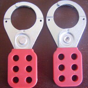 SafeTE Vinyl Coated Steel Hasp - Premier - RED - 38mm