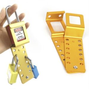 Aluminium Captive Lockout Hasp (Padlock size 38mm x 40mm)