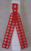 SafeTE Standard Steel Hasp - 24 Hole Powder Coated
